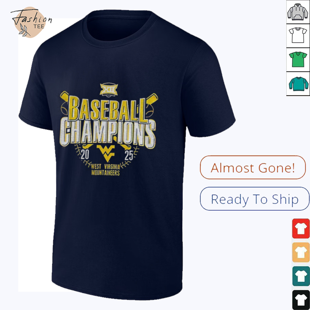 West Virginia Mountaineers Baseball Champions 2025 black shirt West Virginia Mountaineers Baseball Champions 2025 black shirt