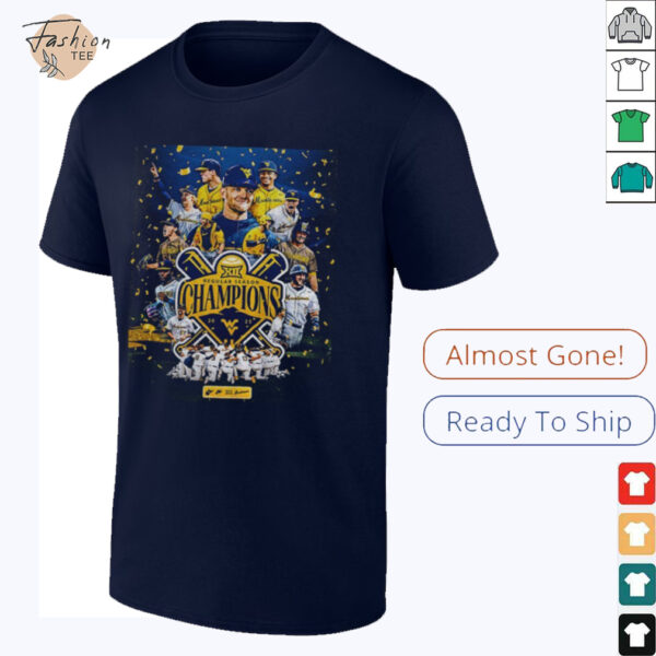 West virginia Mountaineers Baseball Regular Season Champions 2025 Baseball shirt