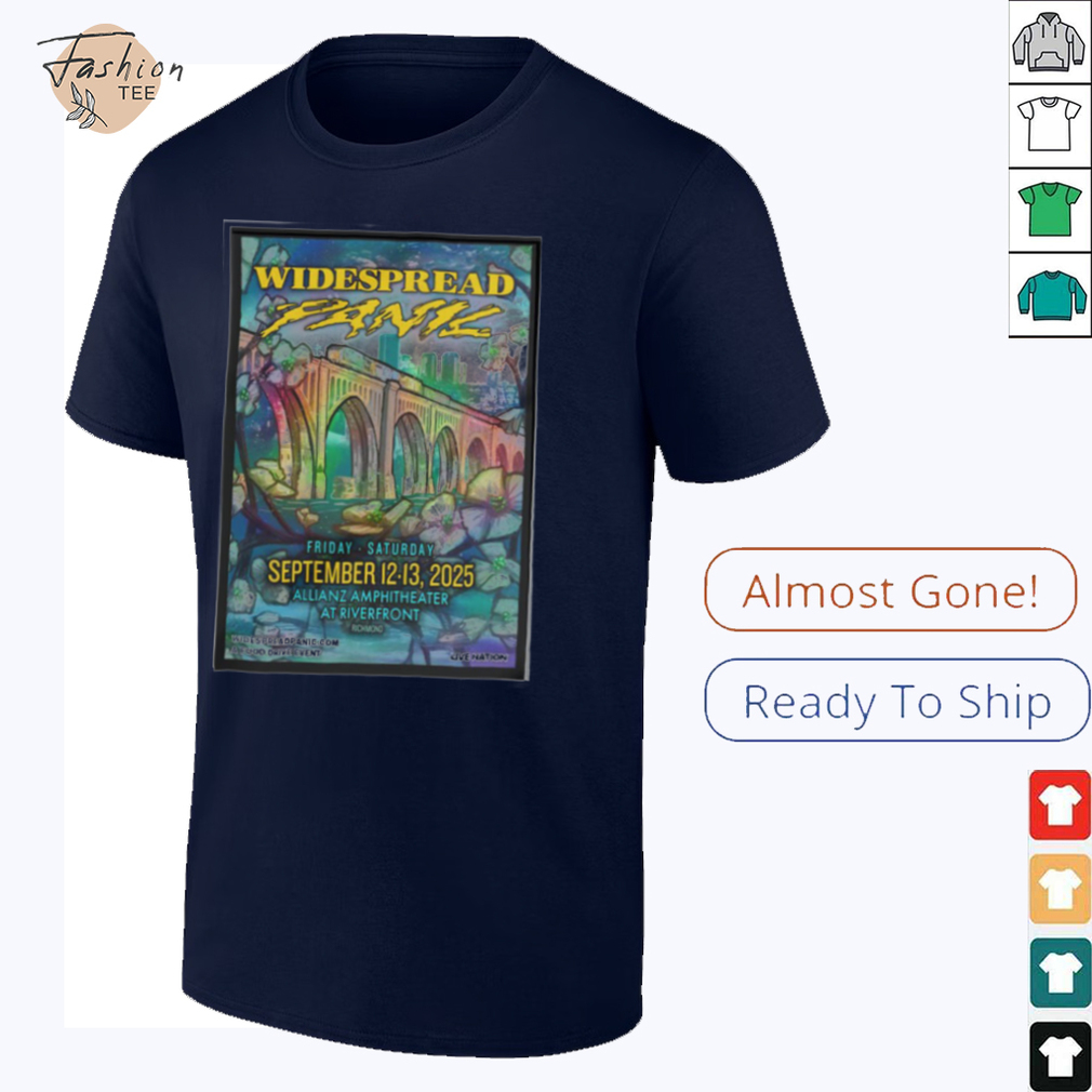 Widespread Panic Allianz Amphitheater Riverfront Richmond VA Sep 12 13 2025 Shirt Widespread Panic Allianz Amphitheater Riverfront Richmond VA Sep 12 13 2025 Shirt