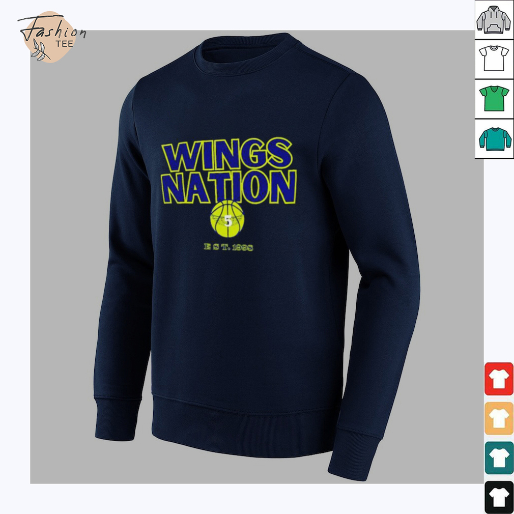 Wings nation Paige Bueckers 5 Dallas Wings est 1998 shirt Wings nation Paige Bueckers 5 Dallas Wings est 1998 shirt