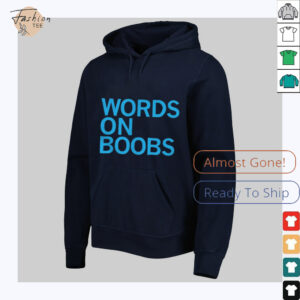 Words on boobs shirt