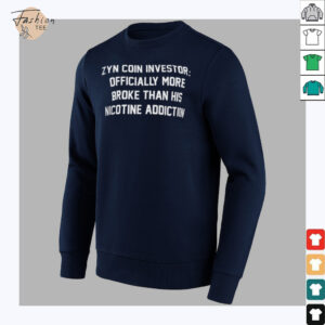 Zyn coin investor officially more broke than his nicotine addiction shirt