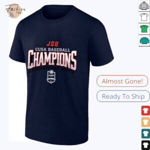 2025 Jacksonville State Baseball Champions Shirt Conference USA Locker Room T Shirt