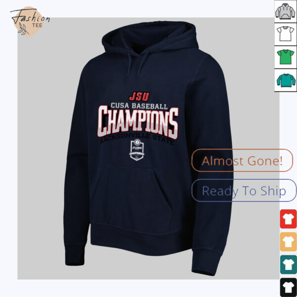 2025 Jacksonville State Baseball Champions Shirt Conference USA Locker Room T Shirt
