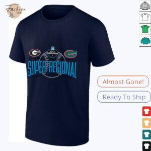 2025 NCAA Softball Super Regional Champions Tee Georgia vs Florida