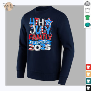 4th Of July Family Celebration 2025 Family Matching Group T Shirt