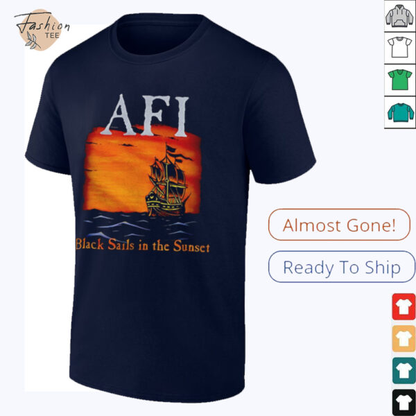 AFI black sails in the sunset shirt