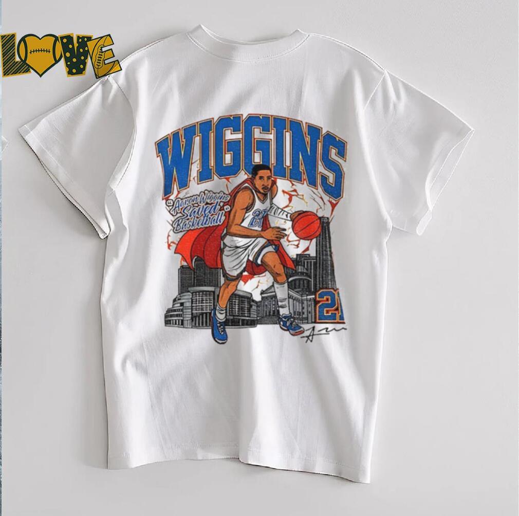 Aaron Wiggins #21 Superhero Saved Basketball signature shirt Aaron Wiggins #21 Superhero Saved Basketball signature shirt