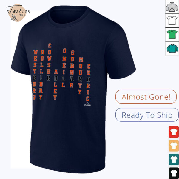 Acrostic Gunnar Henderson Birdland Baltimore Baseball MLBPA T Shirt