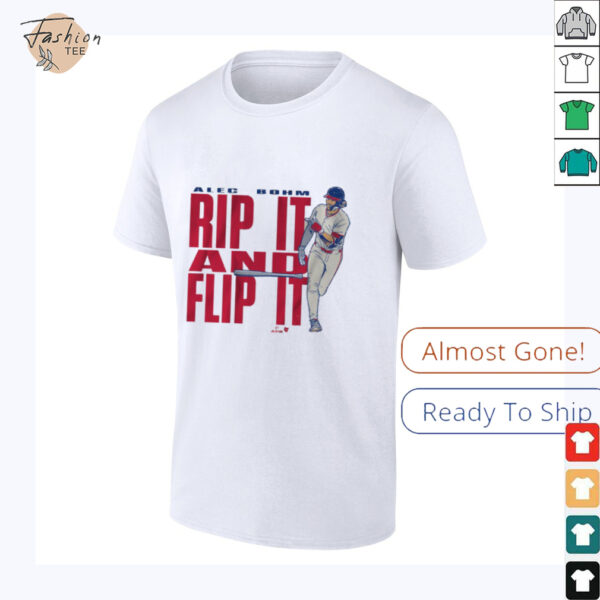 Alec Bohm Rip it & Flip It Shirt Philadelphia