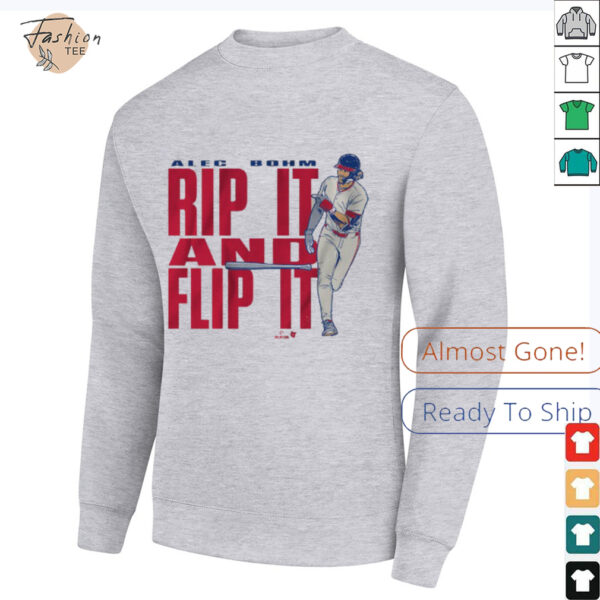 Alec Bohm Rip it & Flip It Shirt Philadelphia