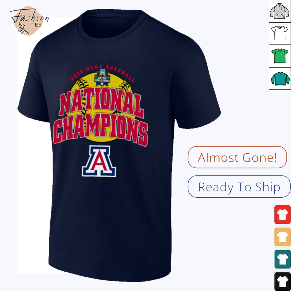 Arizona Wildcats 2025 NCAA Baseball College World Series Champions T Shirt