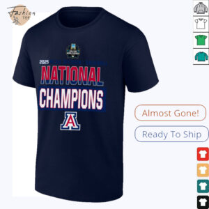 Arizona Wildcats 2025 NCAA Baseball Men’s College World Series Champions Locker Room T Shirt
