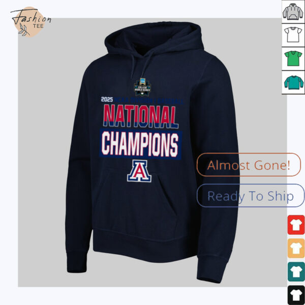 Arizona Wildcats 2025 NCAA Baseball Men’s College World Series Champions Locker Room T Shirt