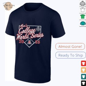 Arizona Wildcats 2025 NCAA Baseball Men’s College World Series shirt