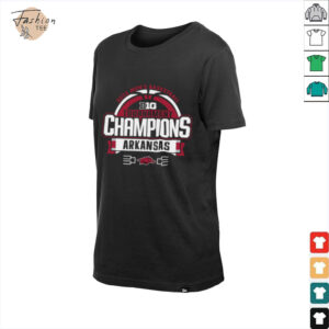 Arkansas Razorbacks 2025 Big Ten Men’s Basketball Conference Tournament Champions Locker Room T Shirt