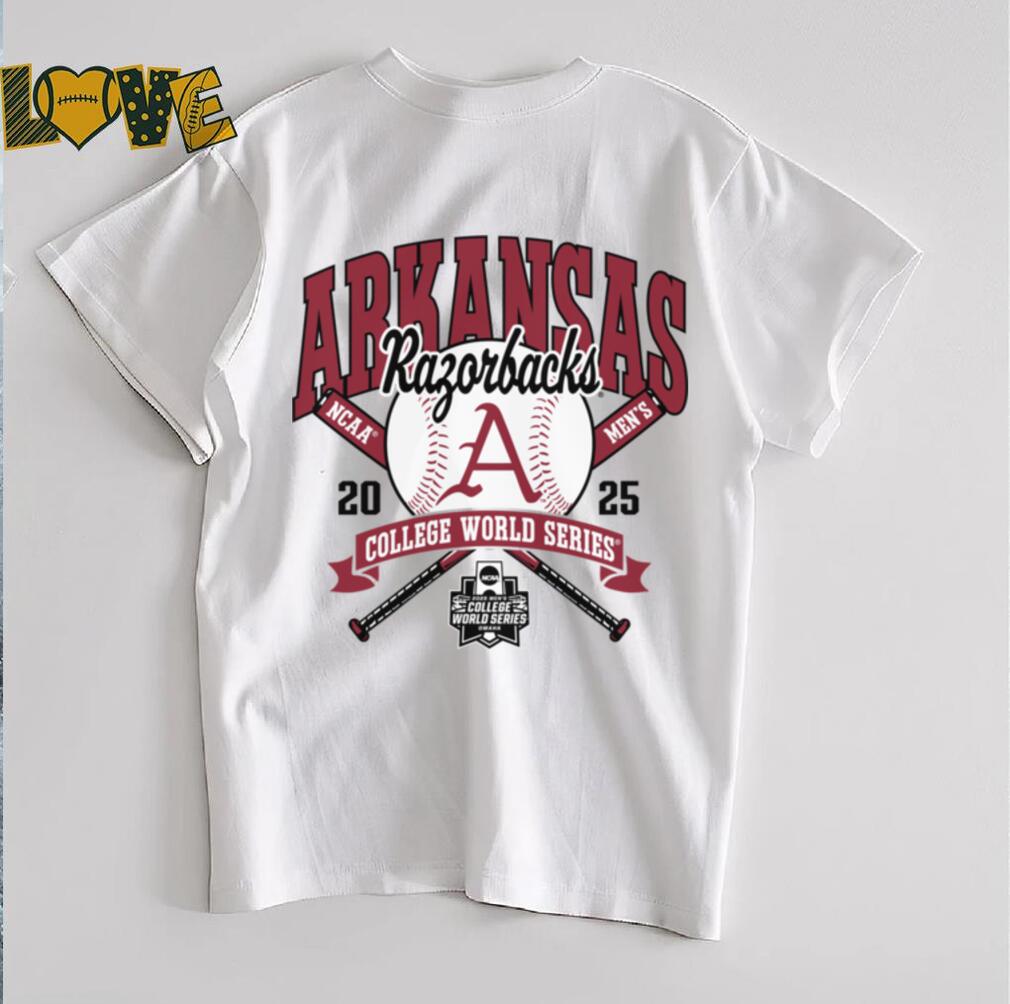 Arkansas Razorbacks College World Series 2025 Baseball Gray Long Sleeve T Shirt Arkansas Razorbacks College World Series 2025 Baseball Gray Long Sleeve T Shirt