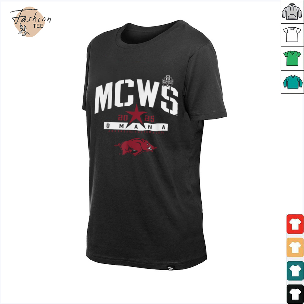 Arkansas Razorbacks College World Series 2025 MCWS Baseball T Shirt Arkansas Razorbacks College World Series 2025 MCWS Baseball T Shirt
