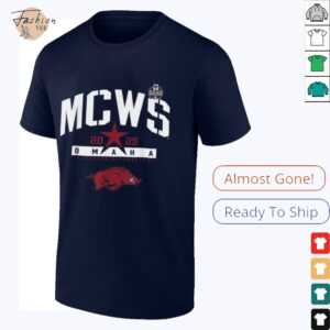 Arkansas Razorbacks College World Series 2025 MCWS Baseball T Shirt