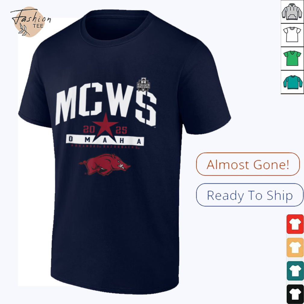 Arkansas Razorbacks College World Series 2025 MCWS Baseball T Shirt Arkansas Razorbacks College World Series 2025 MCWS Baseball T Shirt