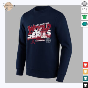 Arkansas Razorbacks MCWS 2025 Baseball Boom Black T Shirt
