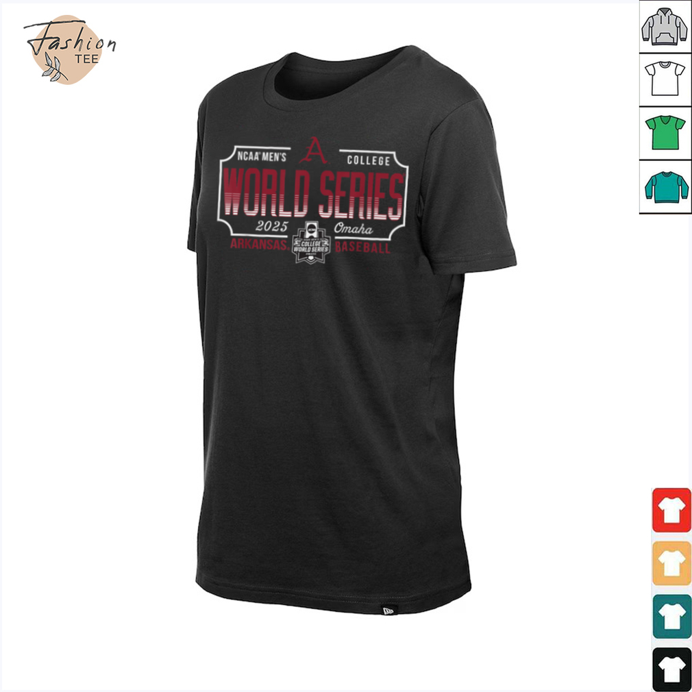 Arkansas Razorbacks MCWS 2025 College World Series Baseball T Shirt Arkansas Razorbacks MCWS 2025 College World Series Baseball T Shirt
