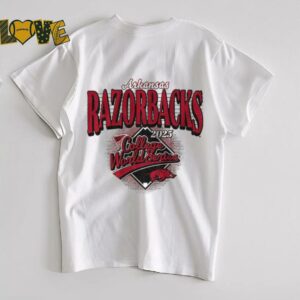 Arkansas Razorbacks MLB Baseball 2025 College World Series shirt