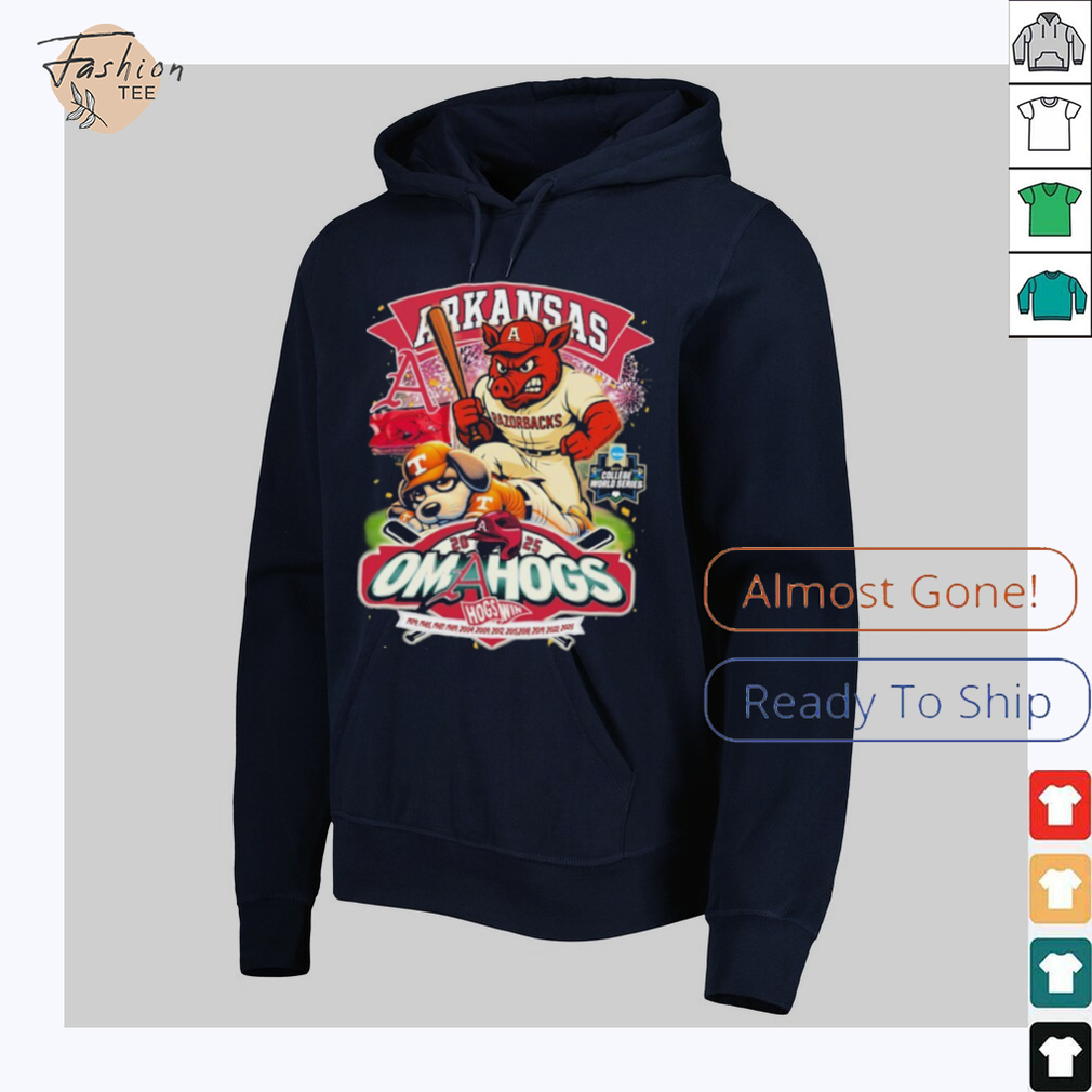 Arkansas Razorbacks Stomp Tennessee Volunteers NCAA 2025 College World Series Mascot T shirts Arkansas Razorbacks Stomp Tennessee Volunteers NCAA 2025 College World Series Mascot T shirts