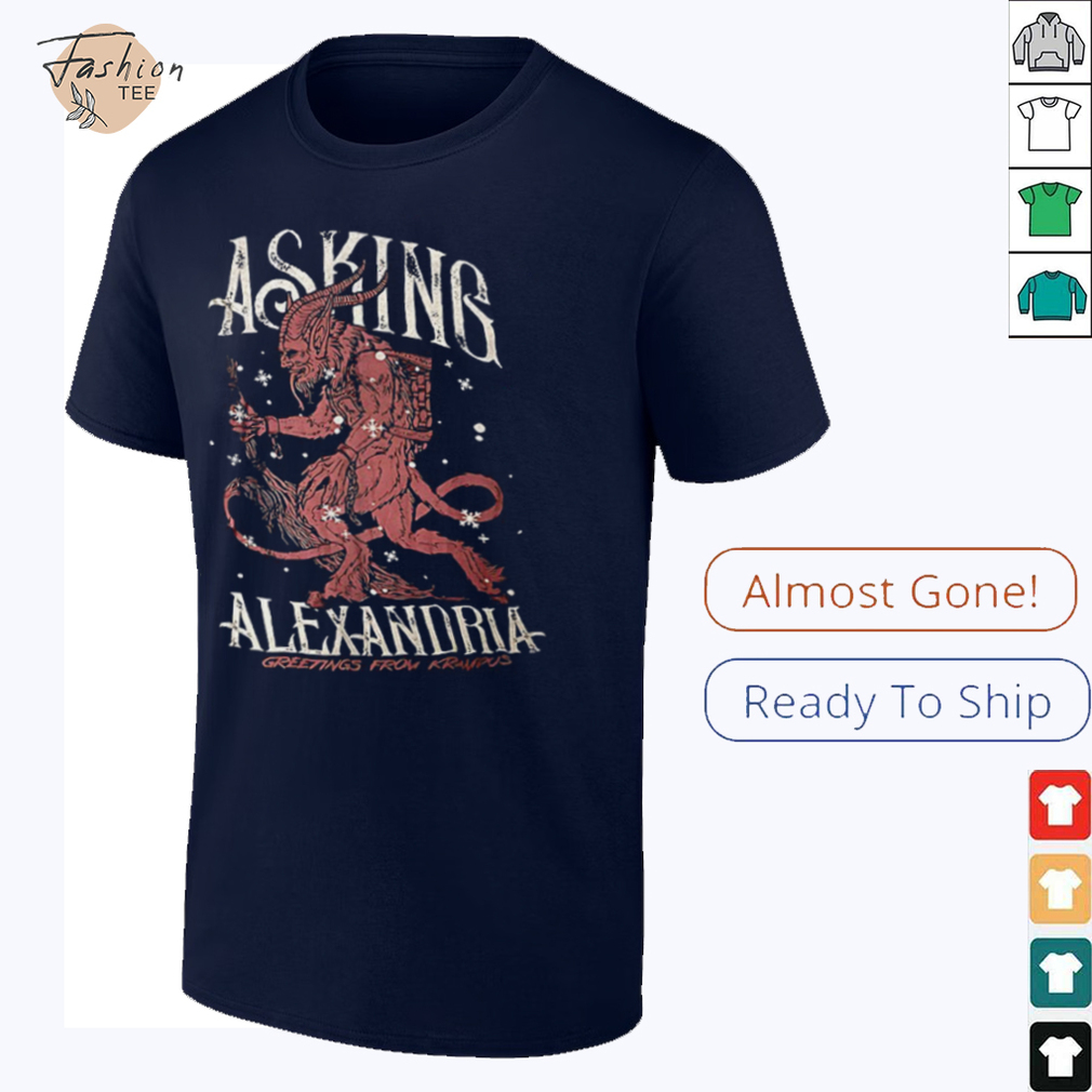 Asking Alexandria greetings from krampus shirt Asking Alexandria greetings from krampus shirt