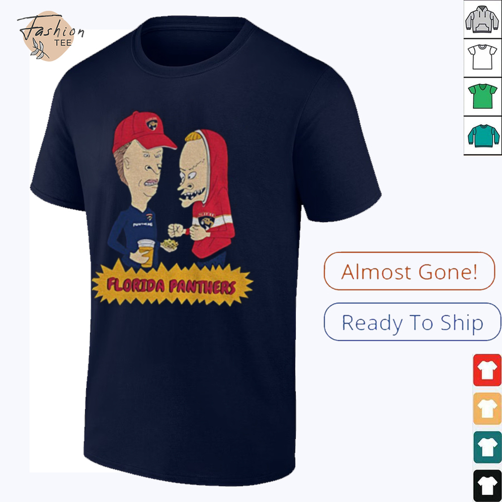 Beavis and Butt Head Florida Panthers NHL Hockey shirt Beavis and Butt Head Florida Panthers NHL Hockey shirt