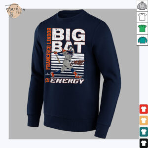 Big Bat Energy Francisco Lindor New York Baseball MLBPA T Shirt