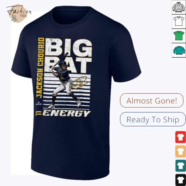 Big Bat Energy Jackson Chourio Milwaukee Baseball MLBPA T Shirt