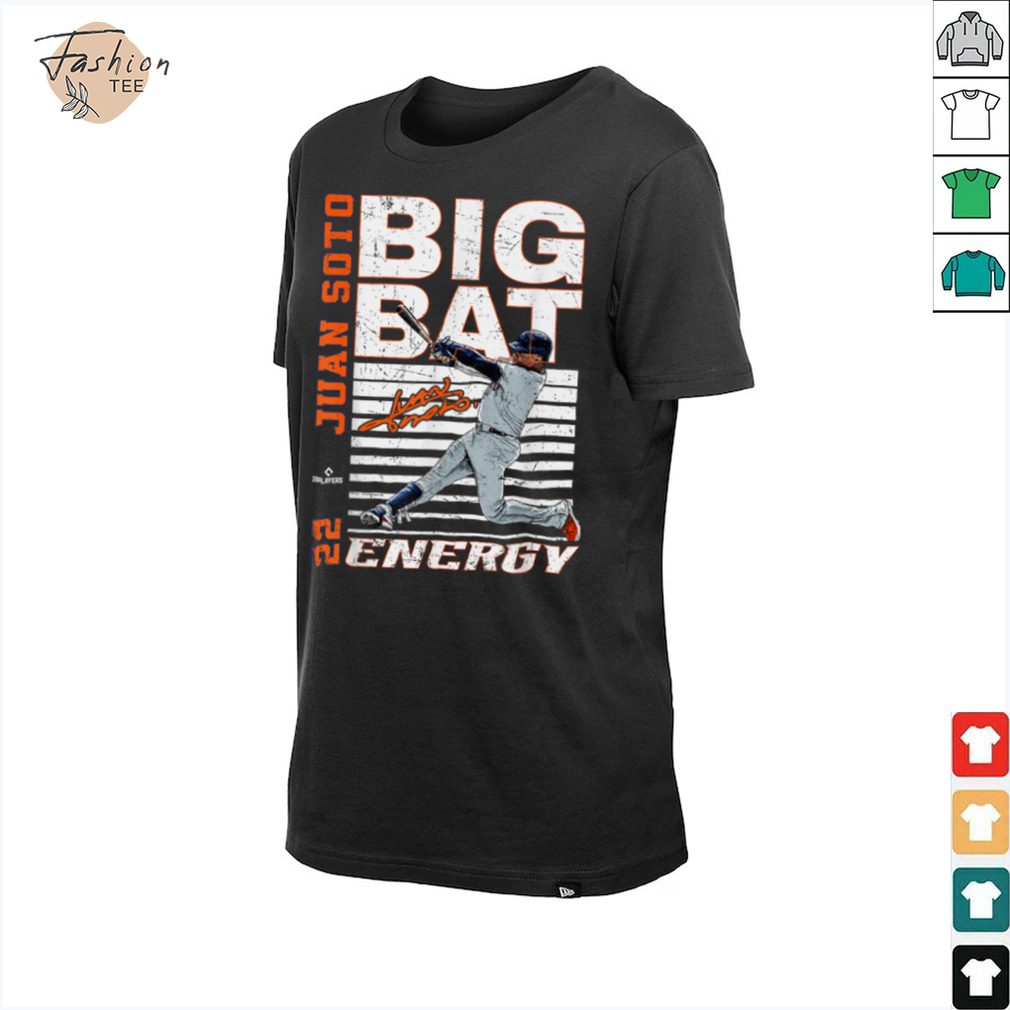 Big Bat Energy Juan Soto New York Baseball MLBPA T Shirt on model