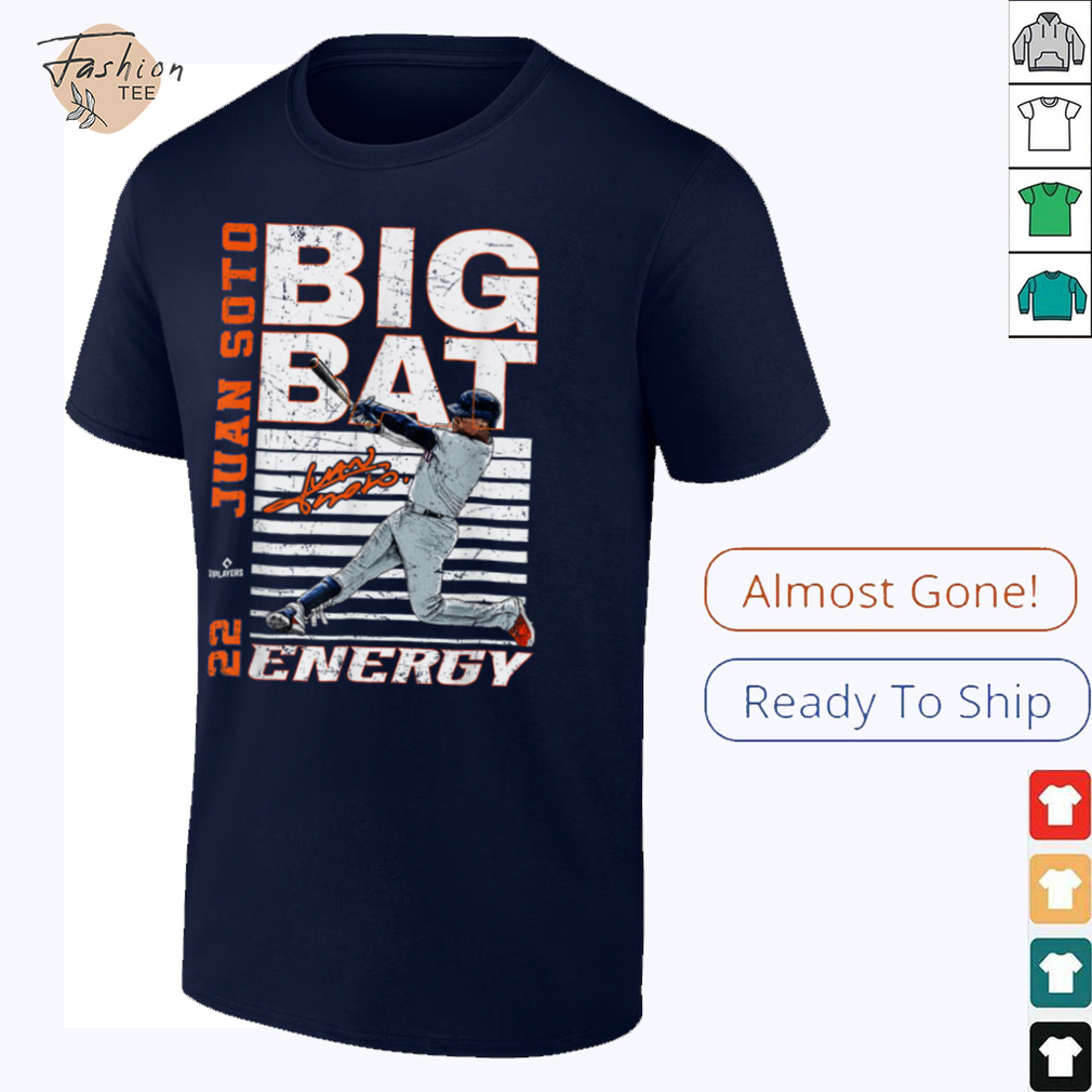 Big Bat Energy Juan Soto New York Baseball MLBPA T Shirt Quality