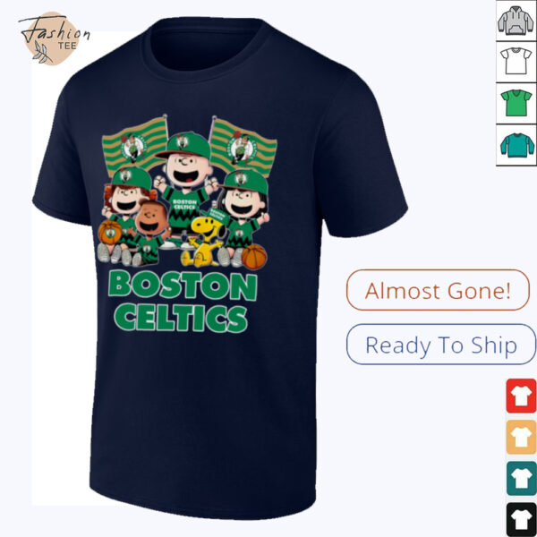 Boston Celtics Snoopy And Friends T Shirt Boston Celtics Official Online Store