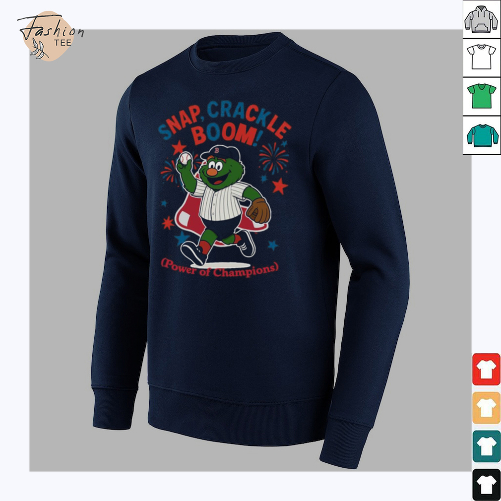 Boston Red Sox snap crackle boom power of champions Indepencence day shirt Boston Red Sox snap crackle boom power of champions Indepencence day shirt