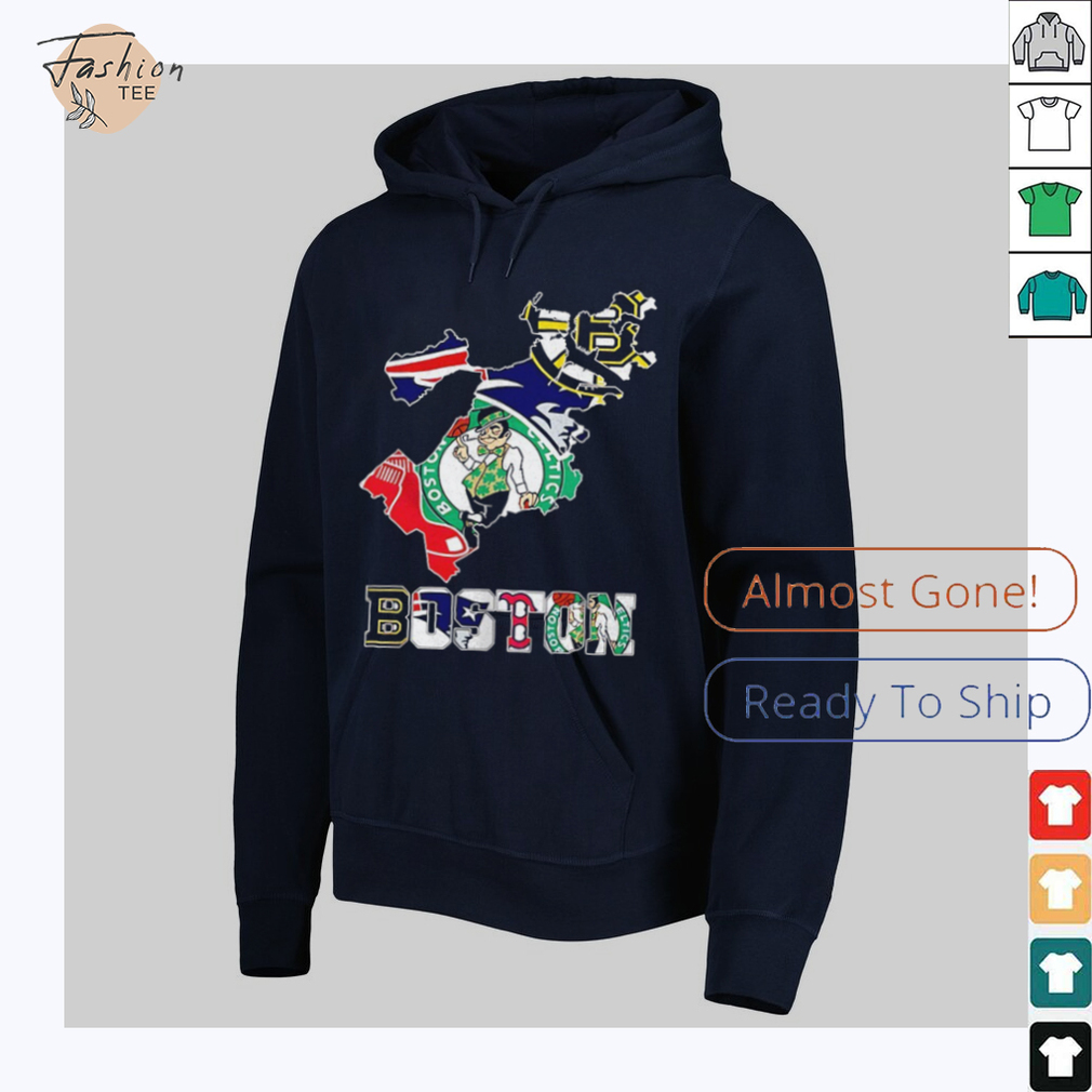 Boston sports team map logo shirt Boston sports team map logo shirt