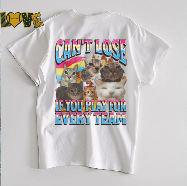 Can’t Lose Funny Pansexual Lgbtq Cat Meme Bootleg Graphic Long Sleeve T Shirt