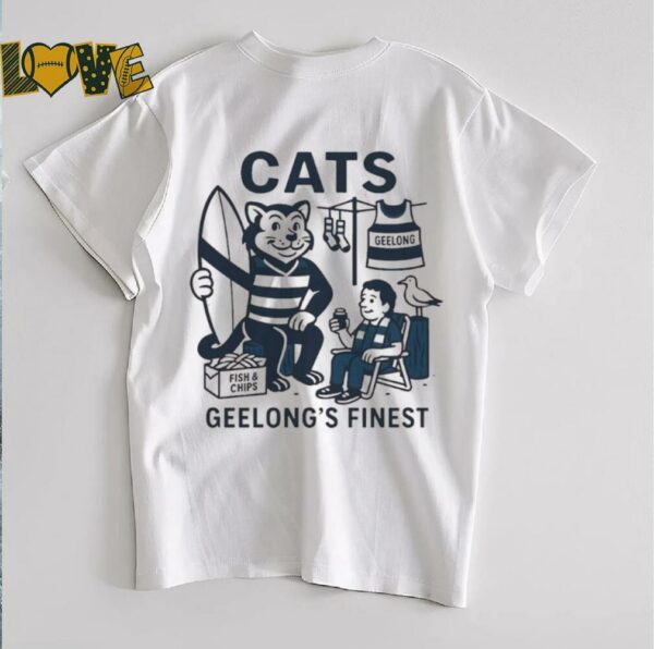 Cats Geelong’s finest cartoon shirt