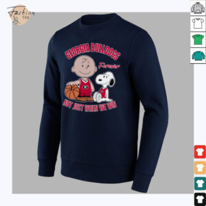Charlie Brown And Snoopy Georgia Bulldogs Forever Not Just When We Win Shirt