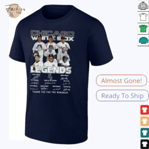 Chicago White Sox Legends Thank you For The Memories T Shirt
