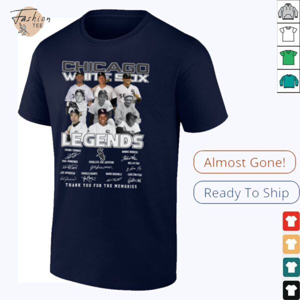 Chicago White Sox Legends Thank you For The Memories T Shirt