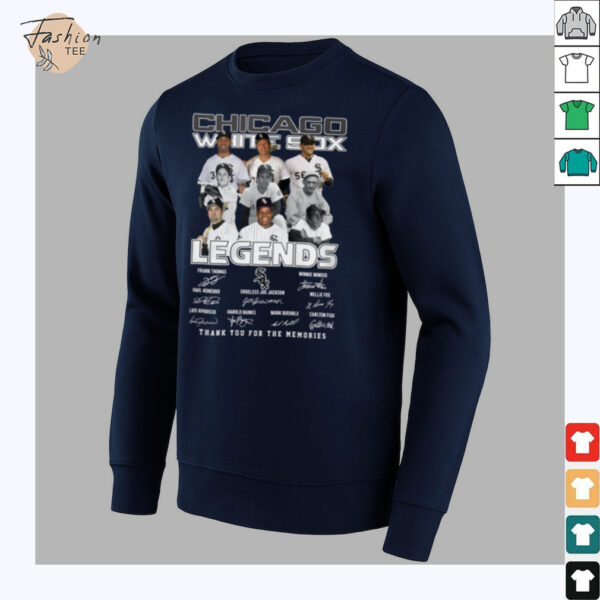 Chicago White Sox Legends Thank you For The Memories T Shirt