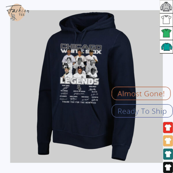 Chicago White Sox Legends Thank you For The Memories T Shirt