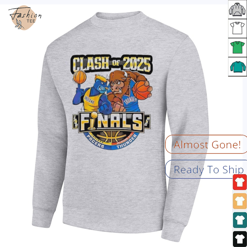Clash Of 2025 Indiana Pacers Vs Thunder Nba Finals Basketball shirt Clash Of 2025 Indiana Pacers Vs Thunder Nba Finals Basketball shirt