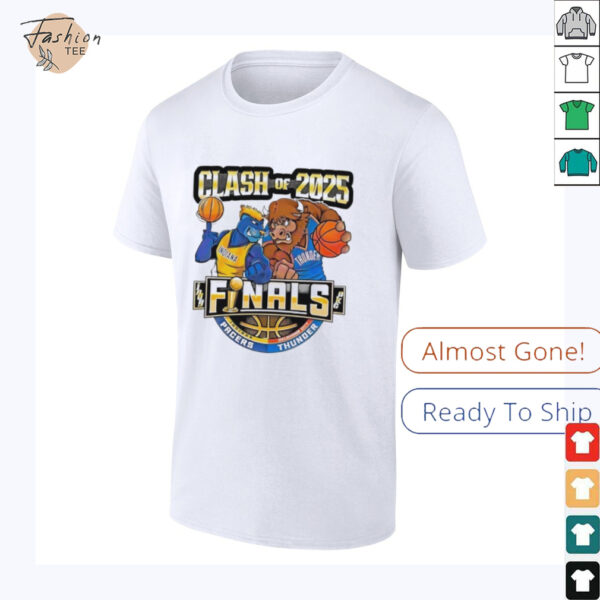 Clash Of 2025 Indiana Pacers Vs Thunder Nba Finals Basketball shirt