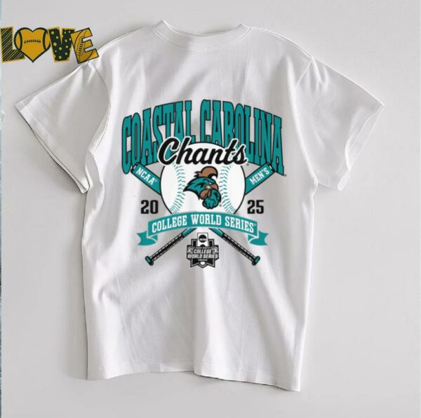 Coastal Carolina Chanticleers College World Series 2025 Ball T Shirt