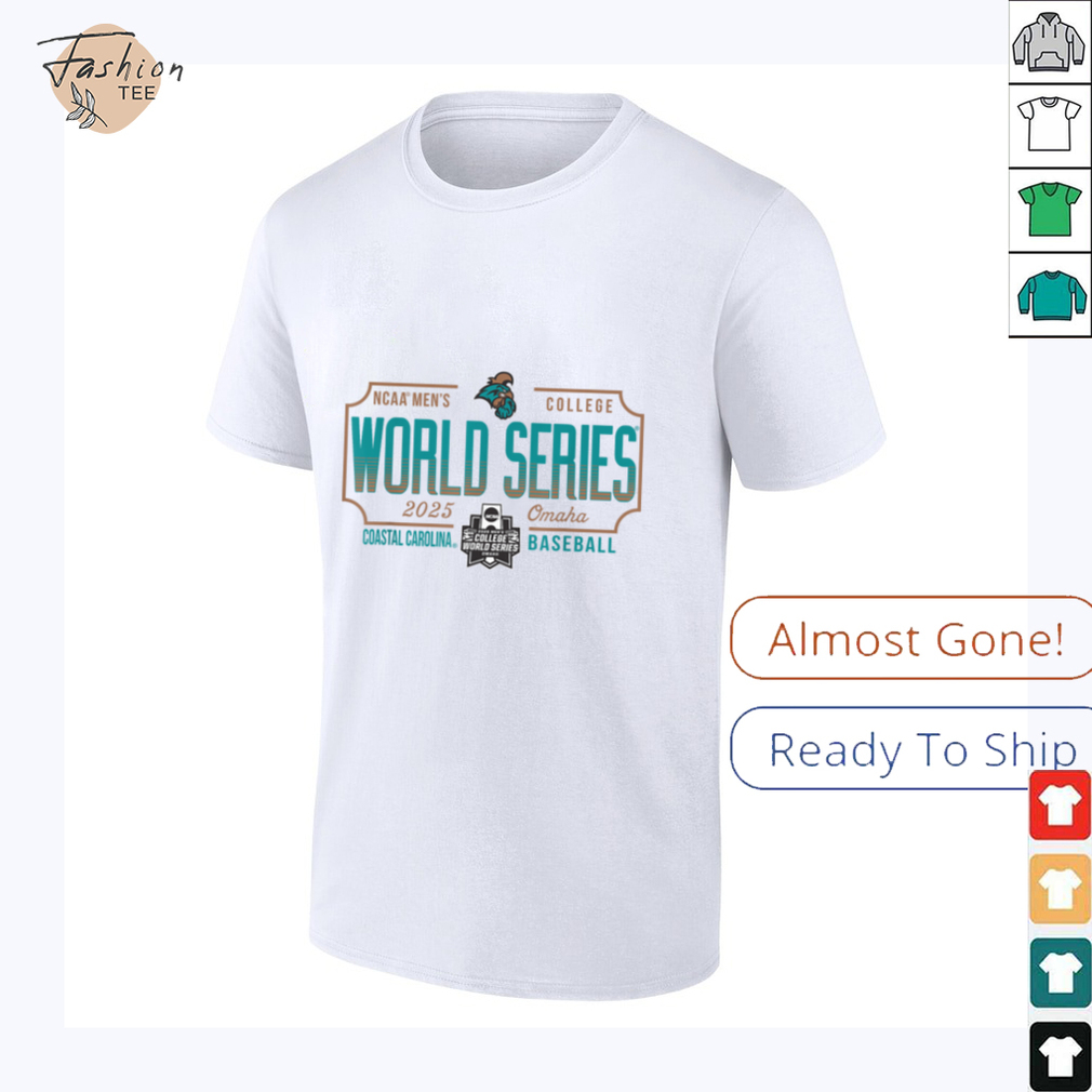 Coastal Carolina Chanticleers MCWS 2025 College World Series T Shirt Coastal Carolina Chanticleers MCWS 2025 College World Series T Shirt