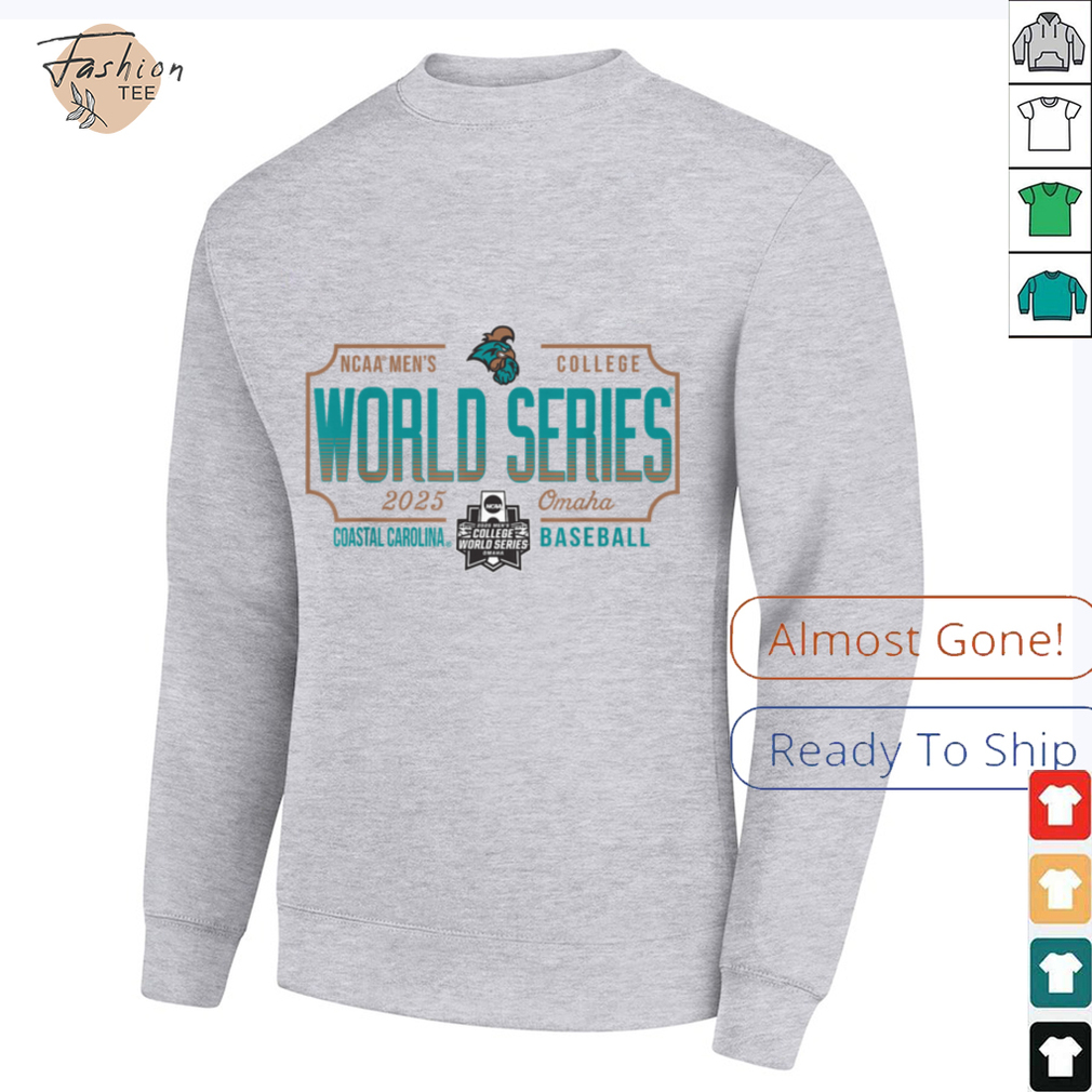 Coastal Carolina Chanticleers MCWS 2025 College World Series T Shirt Coastal Carolina Chanticleers MCWS 2025 College World Series T Shirt