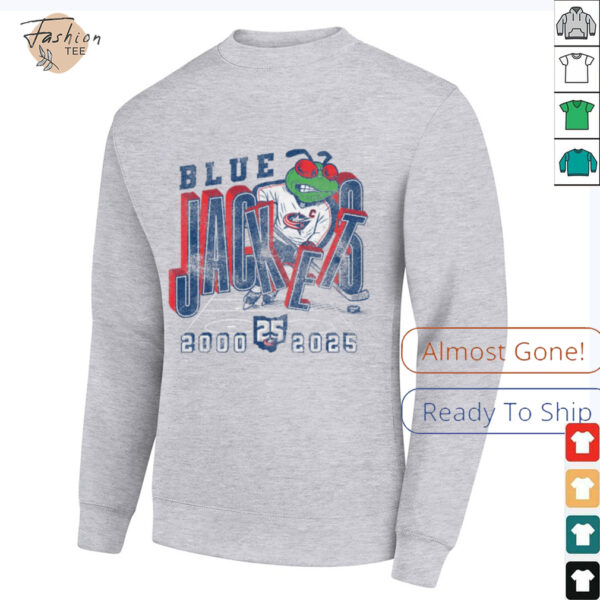 Columbus Blue Jackets 25th Anniversary T Shirt